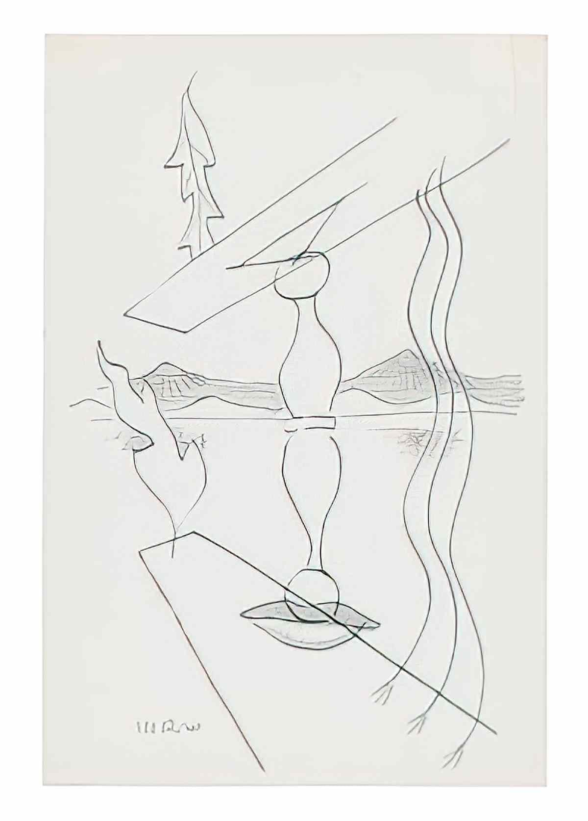 man ray personnages Art A4 Photo Print