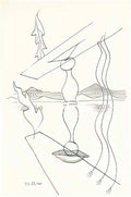 man ray personnages surrealistes dansant Art A4 Photo Print