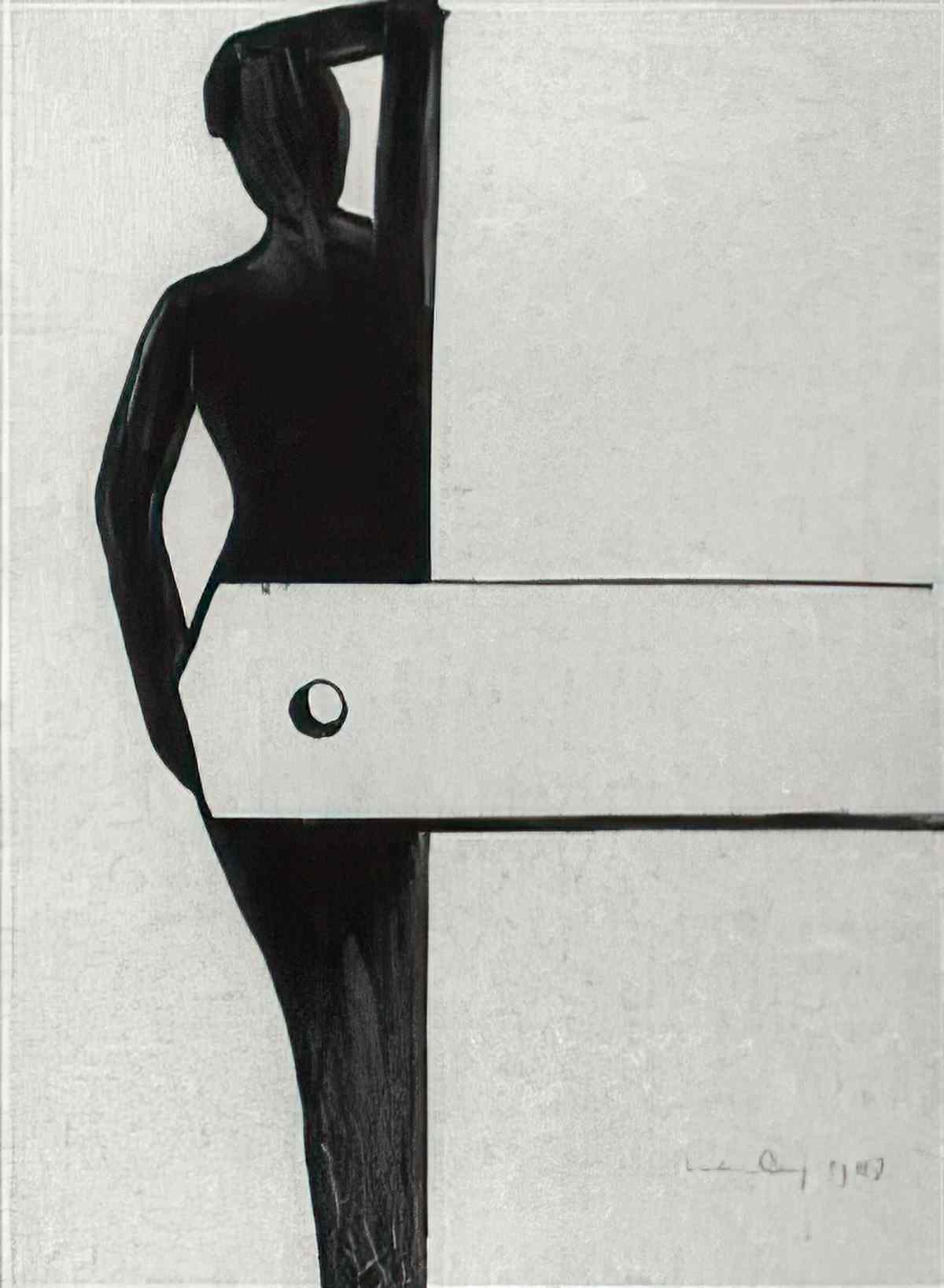 man ray phare de la harpe Art A4 Photo Print