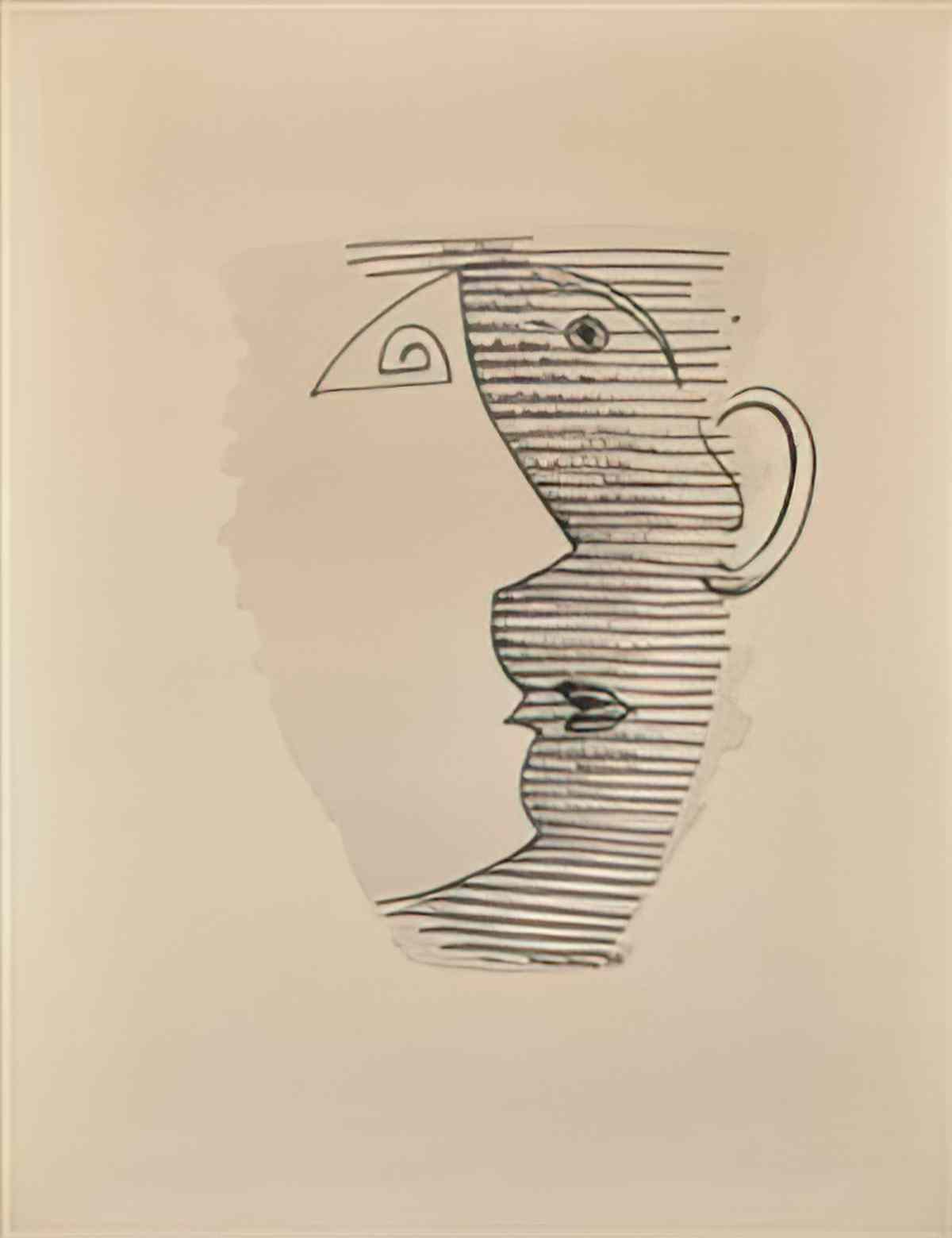 man ray portrait de kiki1 Art A4 Photo Print