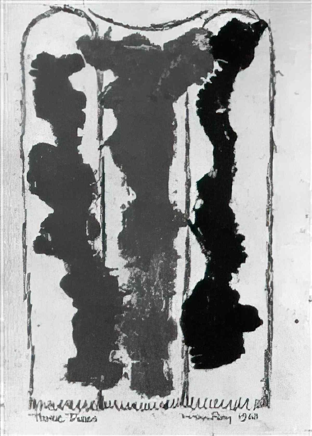 man ray portrait of leonide massine Art A4 Photo Print