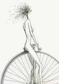 man ray untitled penny farthing crop A4 Photo Print