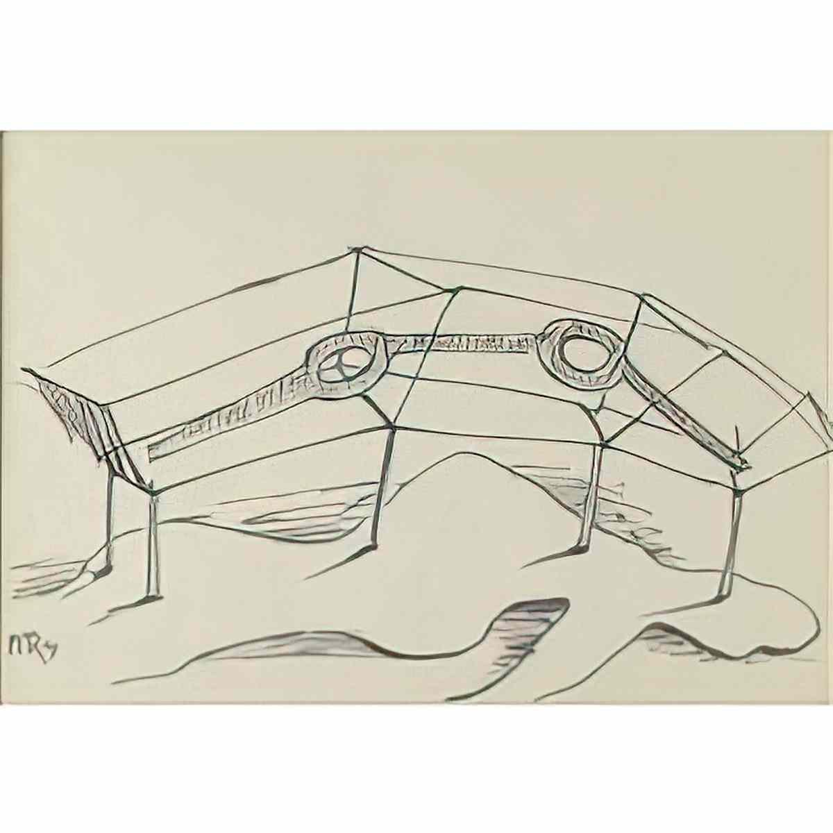 man ray sans titre acrobate Art A4 Photo Print