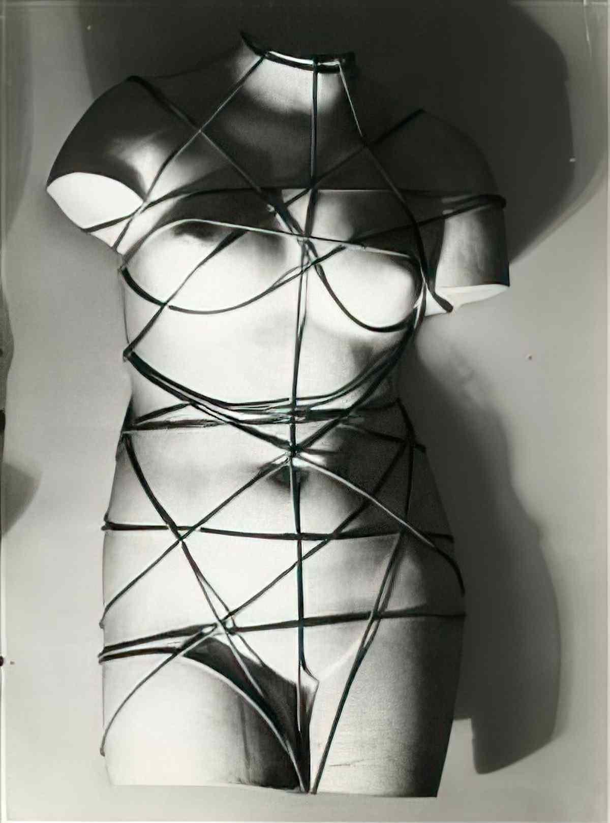 man ray seated female nude Art A4 Photo Print
