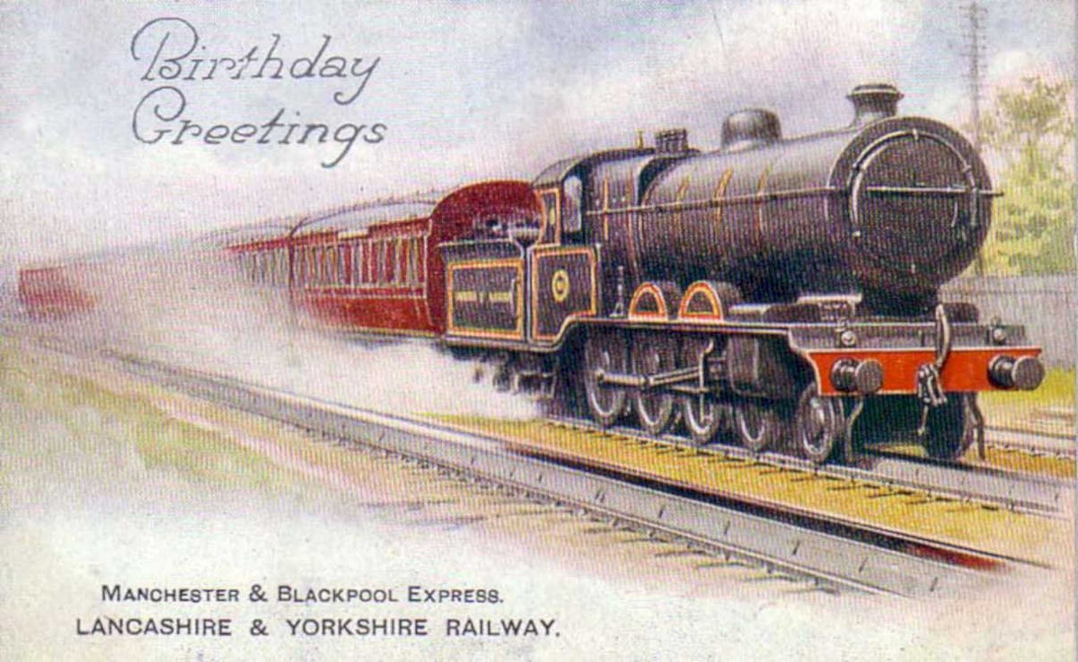 manchester blackpool expressVintage 1880s 1900s A4 Photo Print