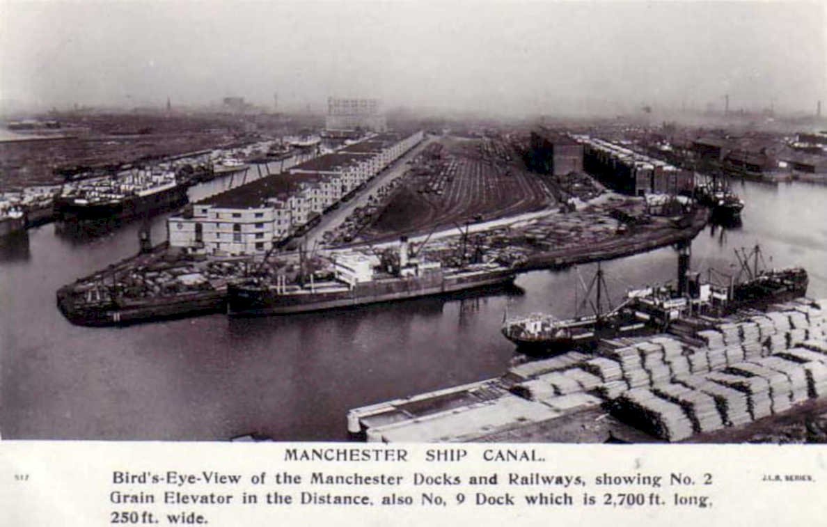 manchester ship canalVintage 1880s 1900s A4 Photo Print