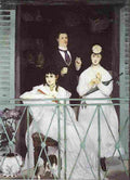 manet Balcony Art A4 Photo Print