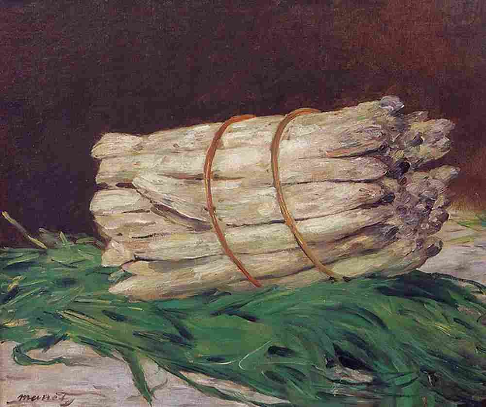 manet Bunch of Asparagus Art A4 Photo Print