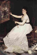 manet Eva Gonzales Art A4 Photo Print