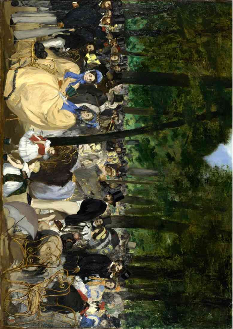manet Music in the Tuileries A4 Photo Print