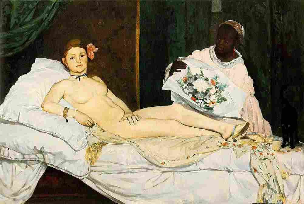 manet Olympia Art A4 Photo Print