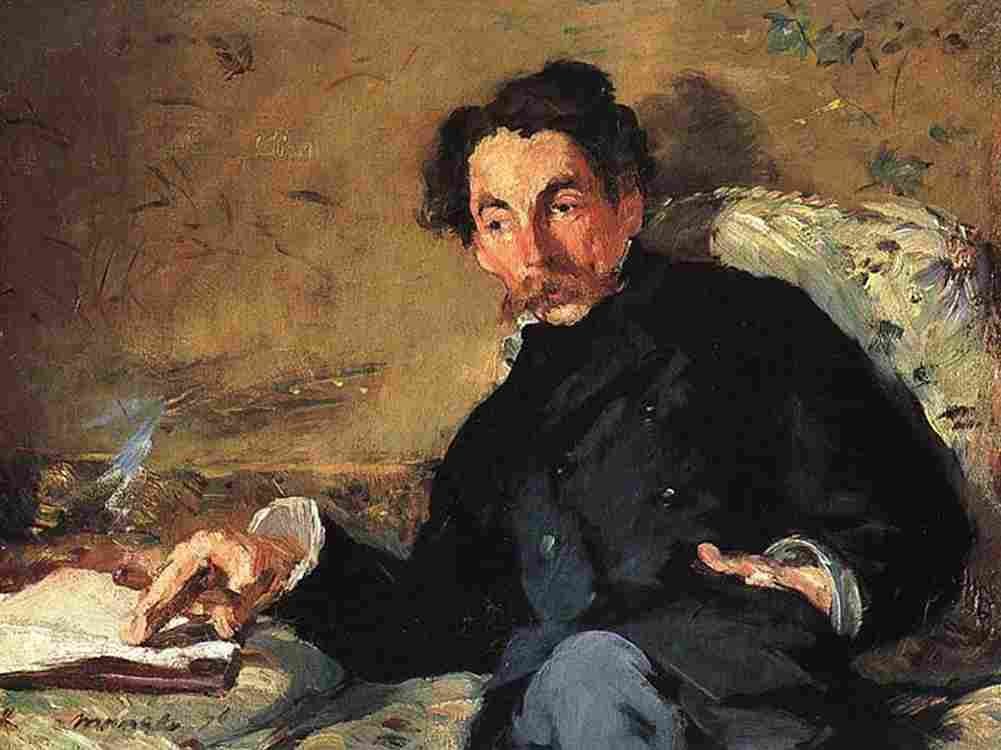 manet Stephane Mallarme Art A4 Photo Print