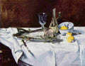 manet Still life with Salmon Art A4 Photo Print