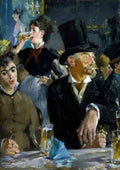 manet The Cafe Concert A4 Photo Print