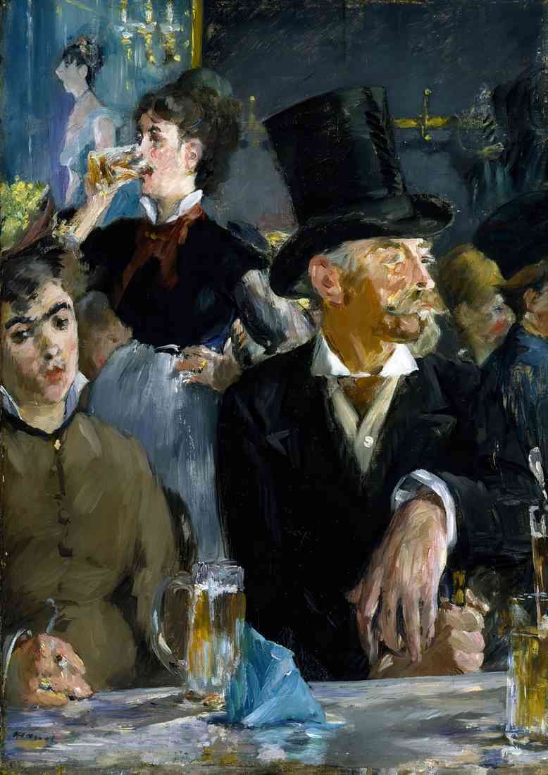 manet The Cafe Concert A4 Photo Print