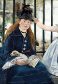 manet The Railway USE CROP A4 Photo Print