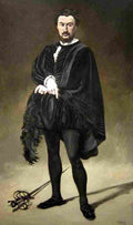 manet The Tragic Actor Rouviere as Hamlet Art A4 Photo Print