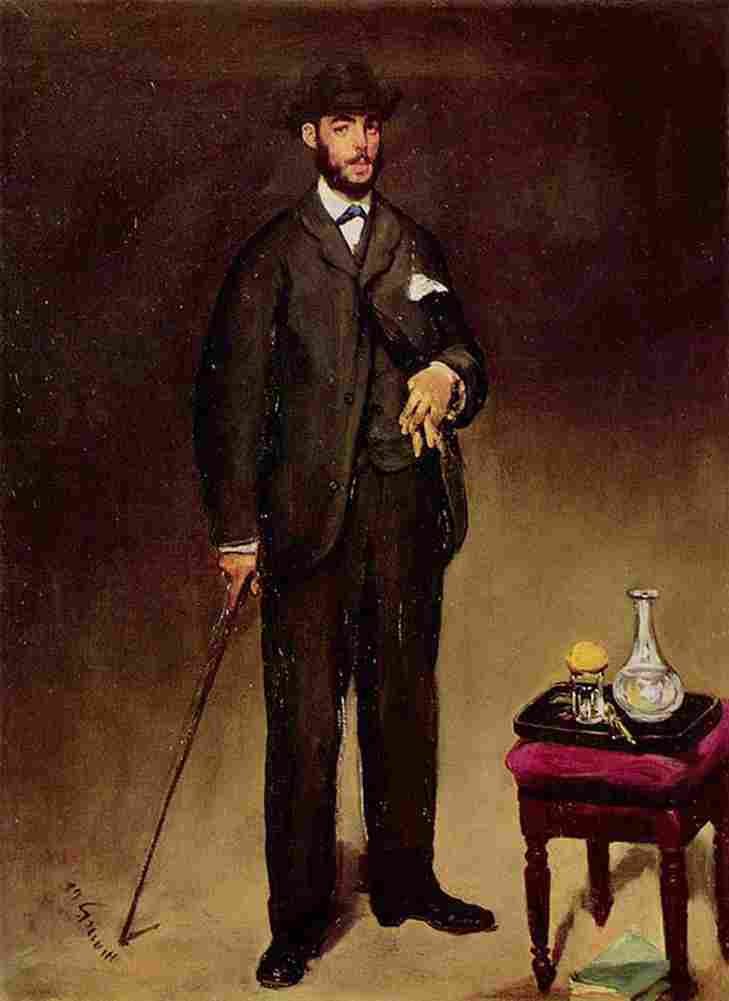 manet Theodore Duret Art A4 Photo Print