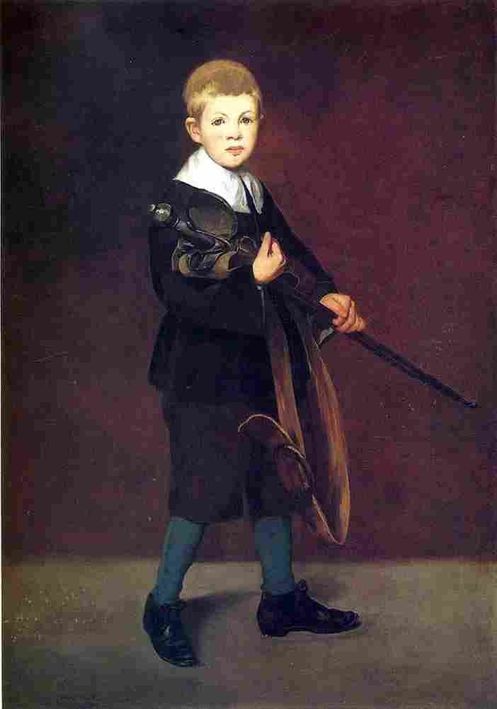 manet boy with a sword Art A4 Photo Print