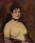 manet woman sitting Art A4 Photo Print