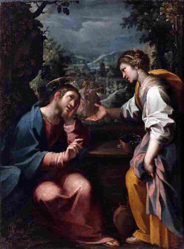 manetti Christ and the Samaritan Art A4 Photo Print
