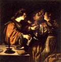 manetti Lot and his daughters Art A4 Photo Print