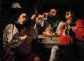 manetti Musicians and Man Drinking Art A4 Photo Print