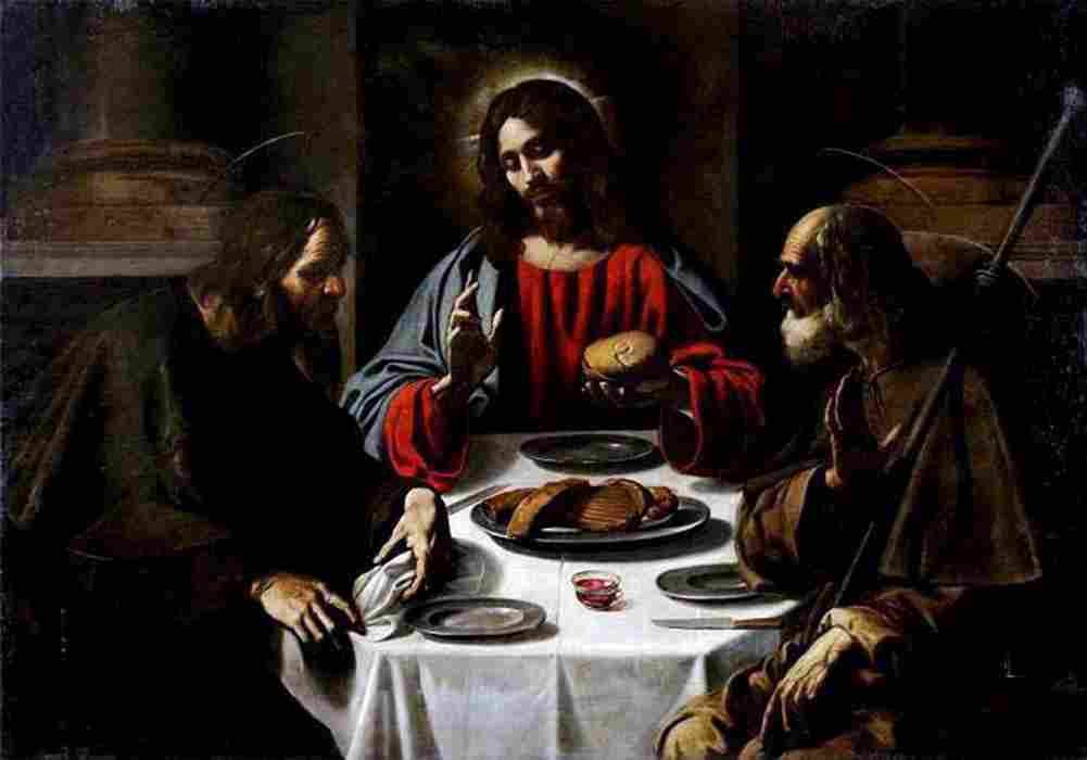 manetti Supper at Emmaus Art A4 Photo Print