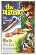maniac 1963  01 film star poster A4 Photo Print