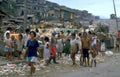 manila slum children Vintage A4 Photo Print