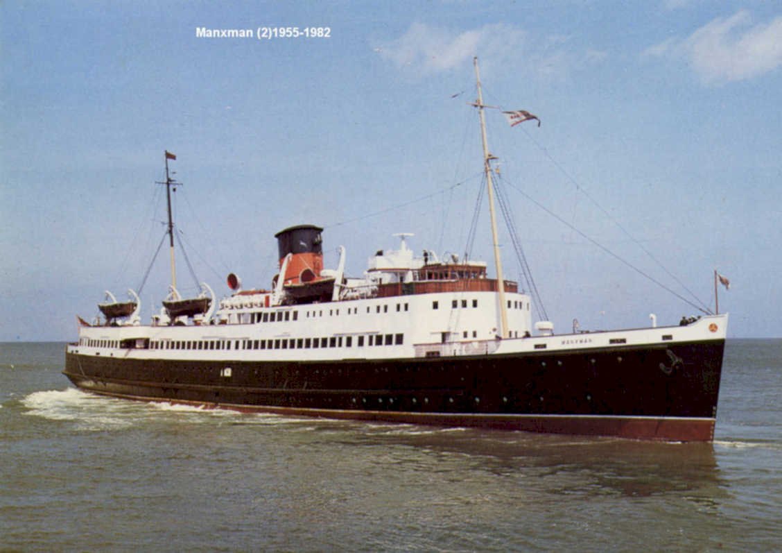 manxman ship isleVintage 1880s 1900s A4 Photo Print
