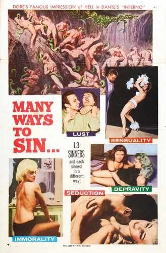 many ways to sin  01 film star poster A4 Photo Print