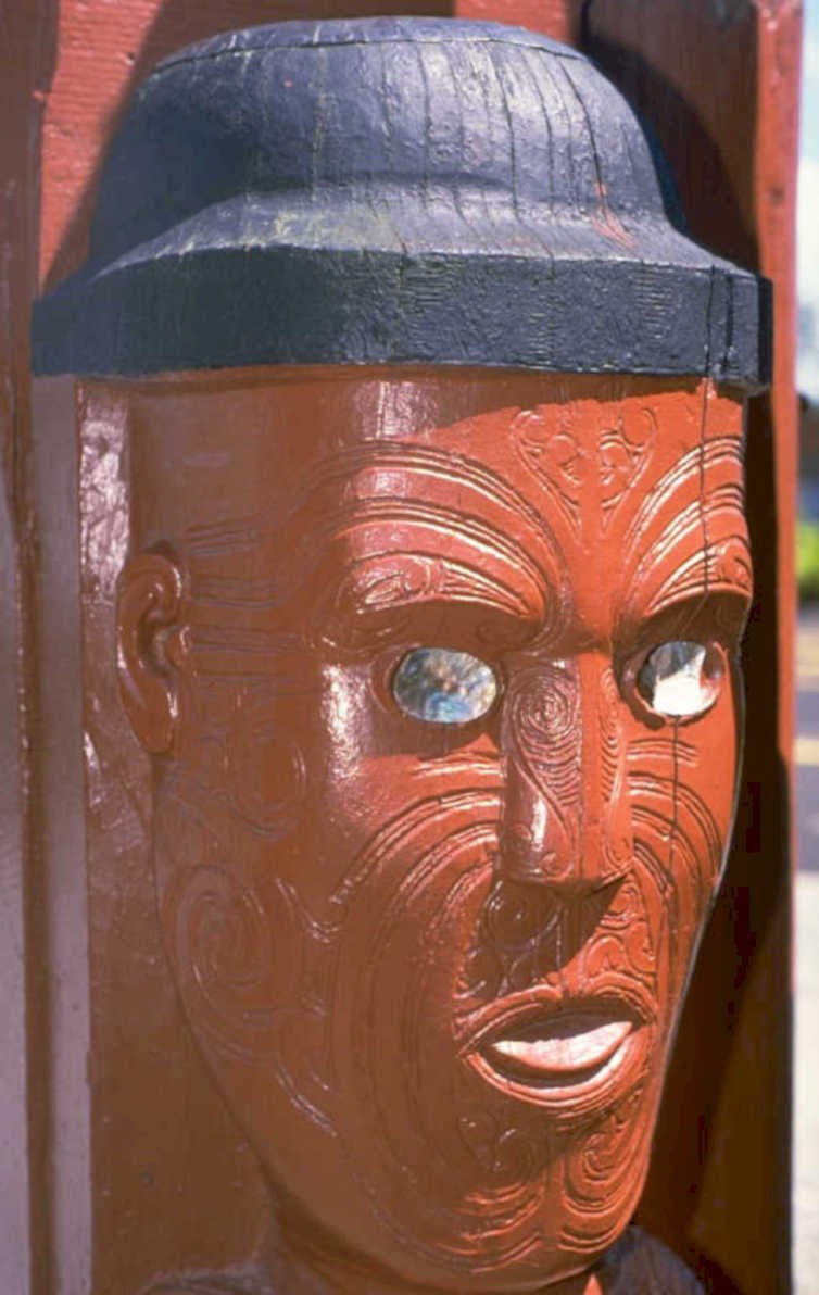 maori carving nz 1980s 1990s A4 Photo Print