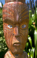 maori tiki face 1980s 1990s A4 Photo Print