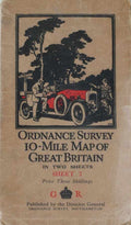 map 4 Vintage Advert A4 Photo Print