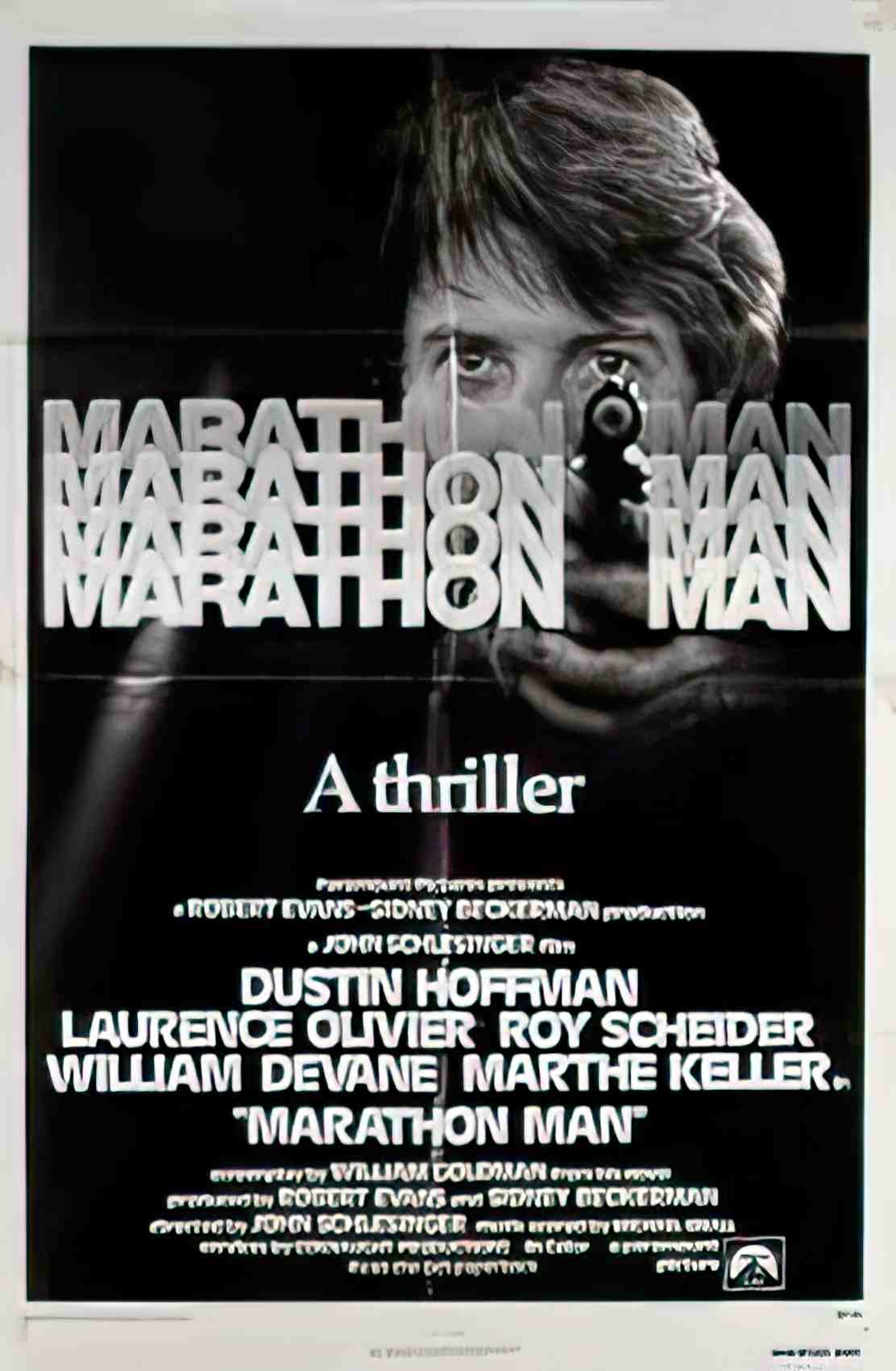 marathon man us 1sh Advert A4 Photo Print