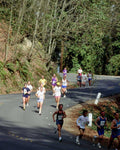 marathon runners hillside1980s 1990s A4 Photo Print