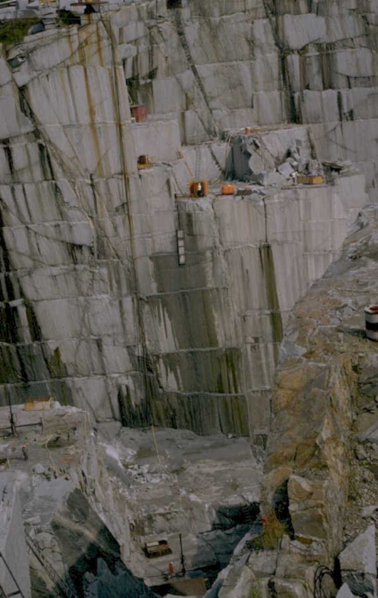 marble quarry vein 1980s 1990s A4 Photo Print