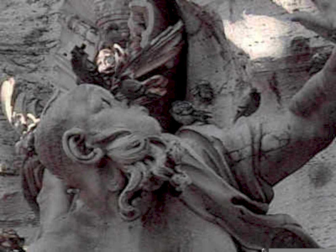 marble statue rose1980s 1990s A4 Photo Print
