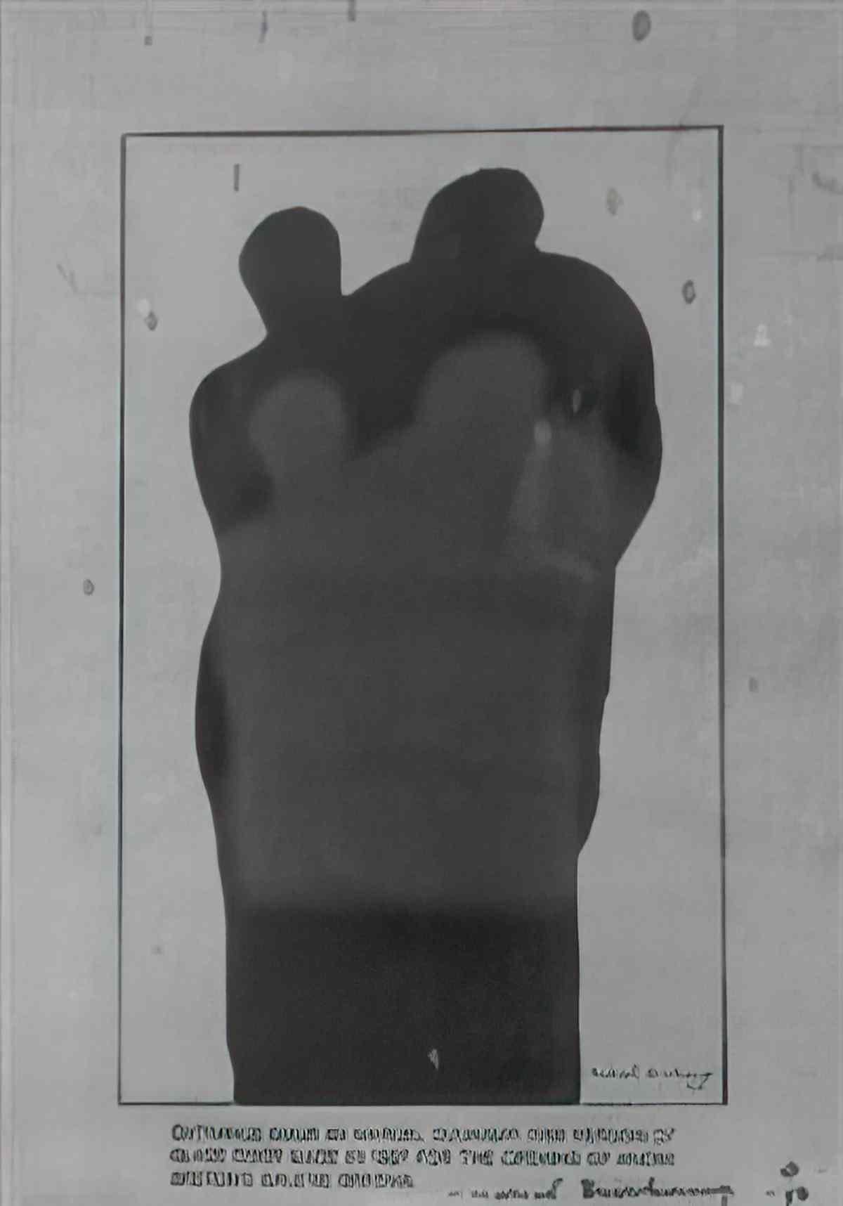 man ray standing nude Art A4 Photo Print
