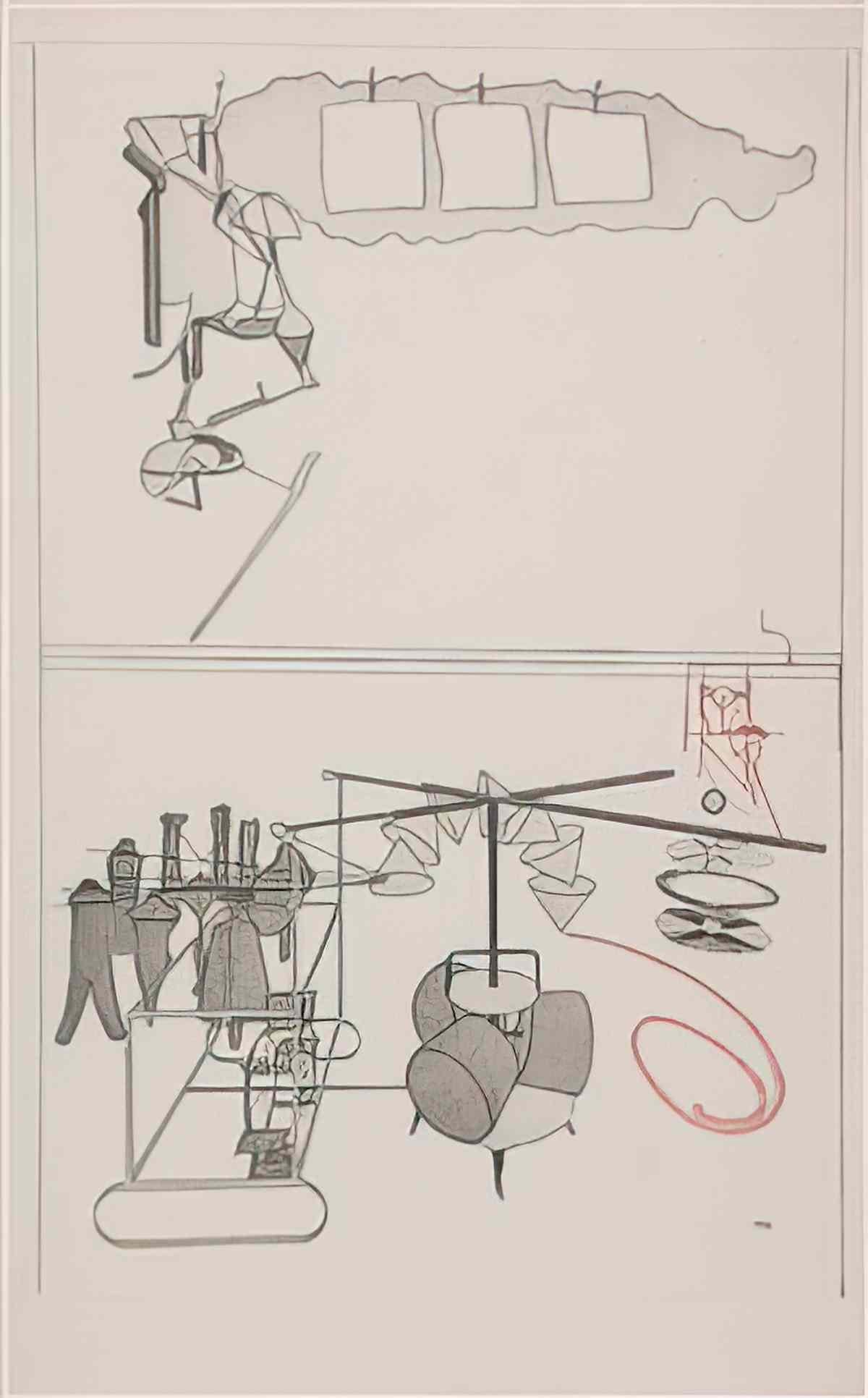 man ray untitled and indicateurs Art A4 Photo Print