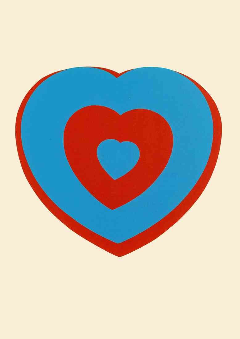marcel duchamp fluttering hearts A4 Photo Print