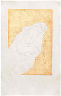 man ray woman with dragonfly eyes Art A4 Photo Print