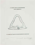 marcel duchamp autoportrait de profil fond bleu Art A4 Photo Print