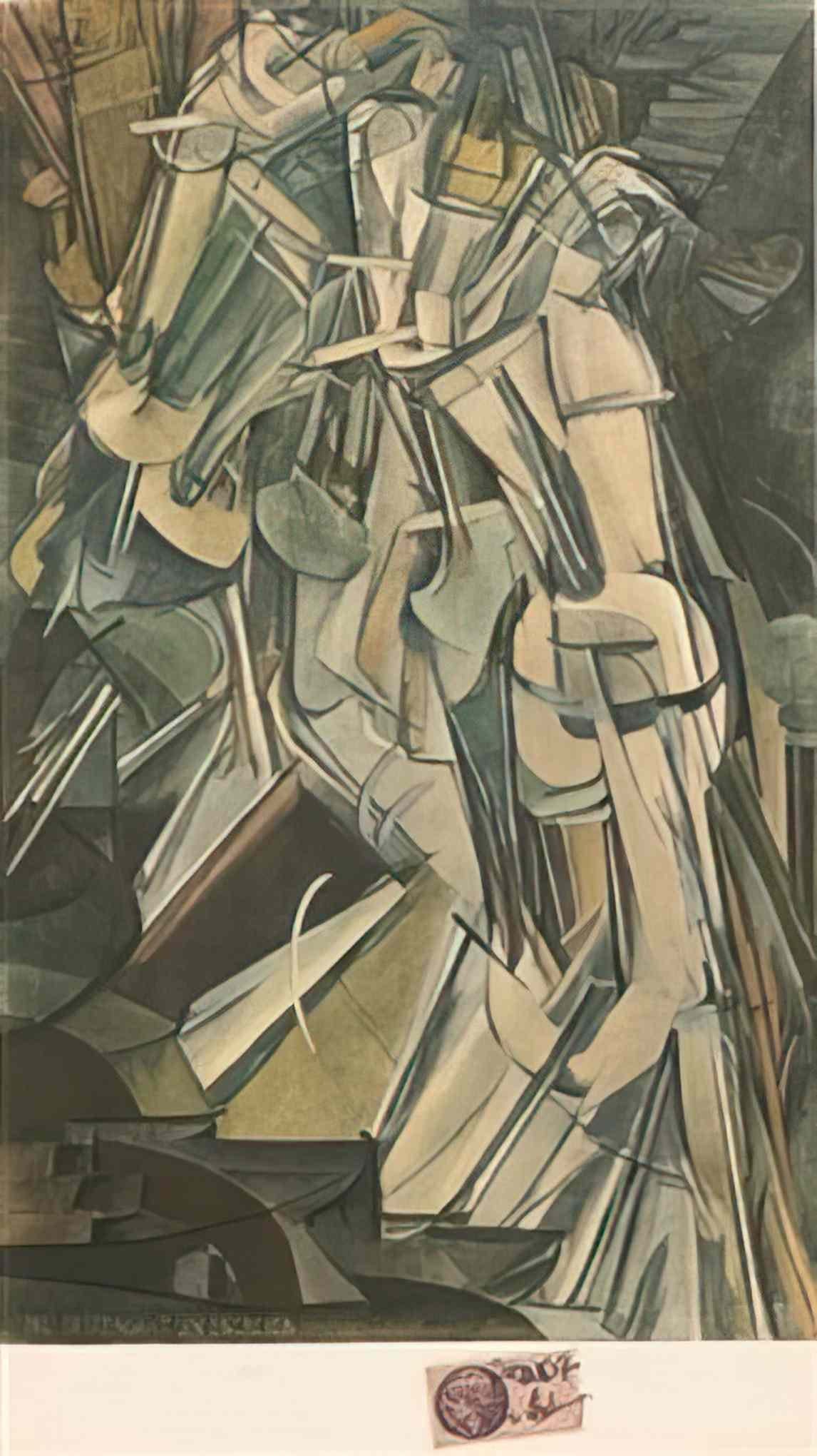 marcel duchamp combat de boxe in folio Art A4 Photo Print