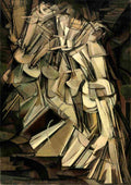 marcel duchamp nude descending a staircase no 21 crop A4 Photo Print
