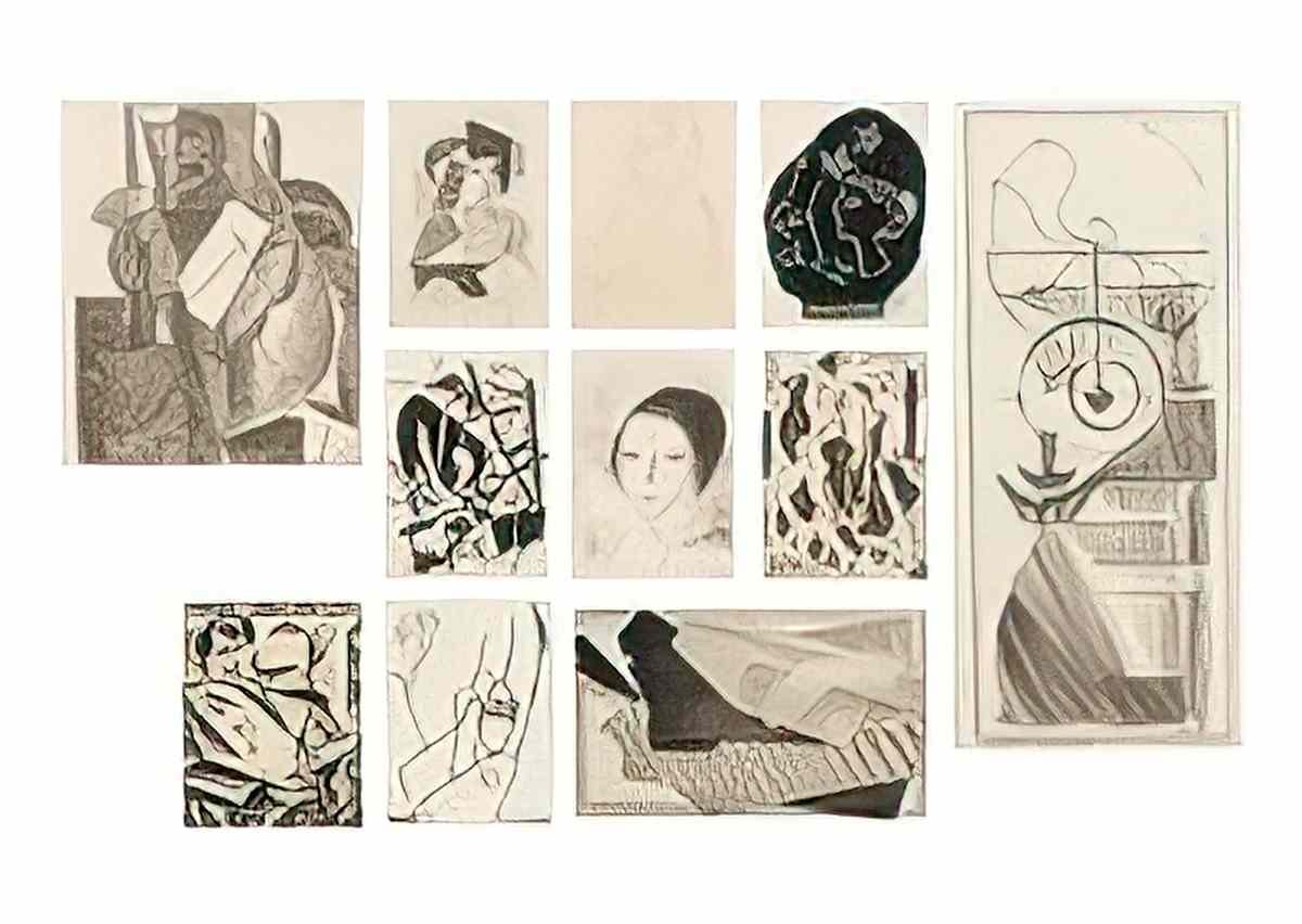 marcel duchamp cours volants1 Art A4 Photo Print
