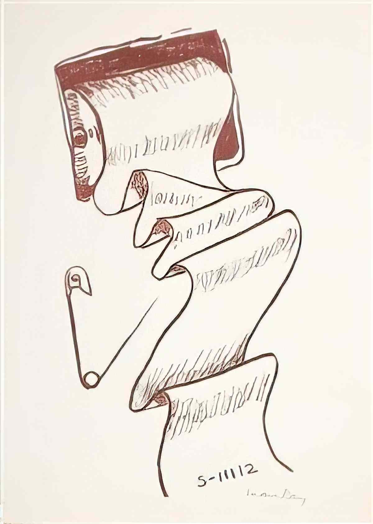 marcel duchamp pulled at four pins1 Art A4 Photo Print