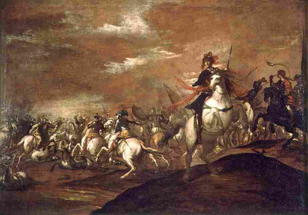 march cavalry battle Art A4 Photo Print