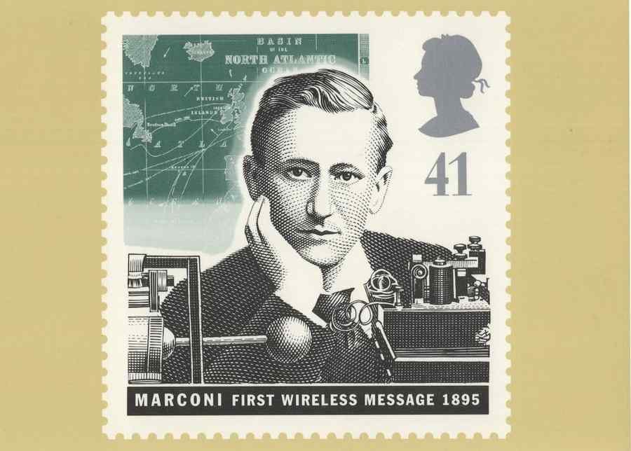 marconi victorian first wireless radio message royal mail 161441 A4 Photo Print